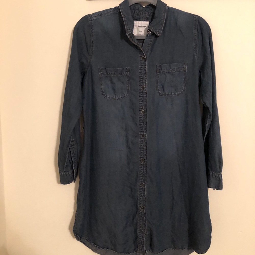 Sonoma Denim Shirt Dress